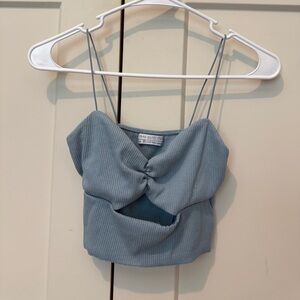Urban Outfitters Ribbed Gray Camisole